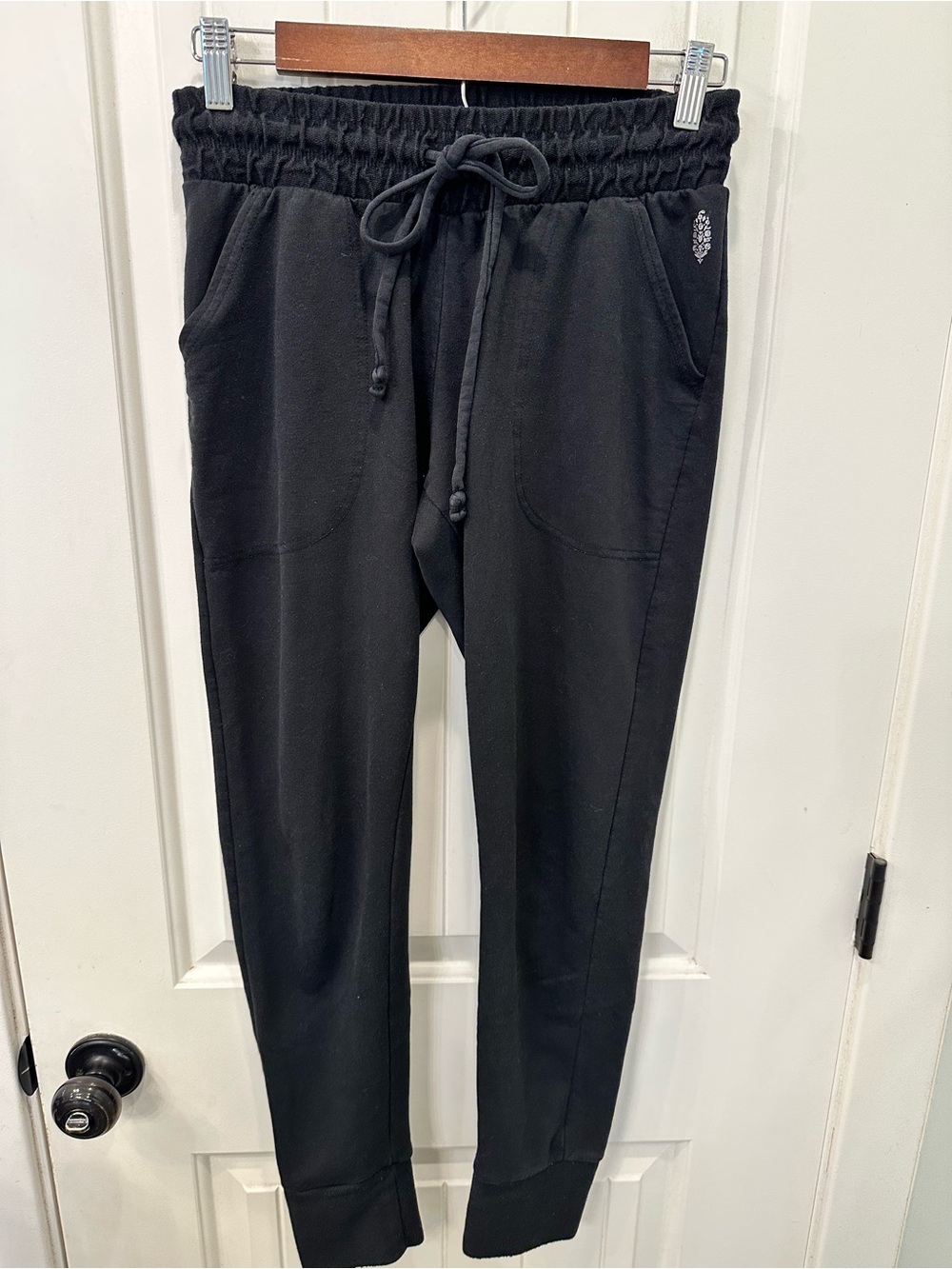 FP Movement Free People Sunny Skinny Sweatpants Joggers Black Size Small S